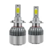 par-luces-led-c6-h7-6000k-blanco-frio Kit Focos Led C6 H7 De 24w Iluminación Vehicular 6000K - Plateado