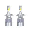 reemplazo-halogeno-led-c6-h4-3800-lumenes Kit Focos Led C6 H4 De 18w Iluminación Vehicular 6000K - Plateado