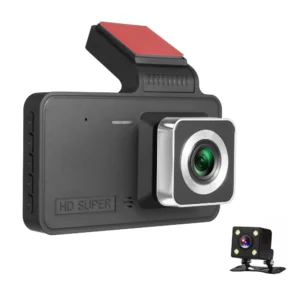 camara-auto-retroceso-asistido-estacionamiento Cámara Para Auto Full HD 1080p Seguridad + Cámara Retroceso - Negro