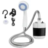 ducha-electrica-portatil-recargable-usb-camping Ducha Eléctrica Portátil Recargable USB 2200mAh para Camping Playa y Mascotas - Blanco
