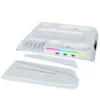 base-vertical-carga-dual-ps5-slim-pro Soporte Base Vertical Cooler y Cargador YZC-501 para PS5 Slim / Pro RGB - Blanco