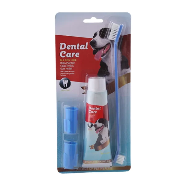 cepillo-dientes-dedales-mascotas-cuidado-bucal Kit de Limpieza Dental para Perros y Gatos con Pasta Sabor Carne