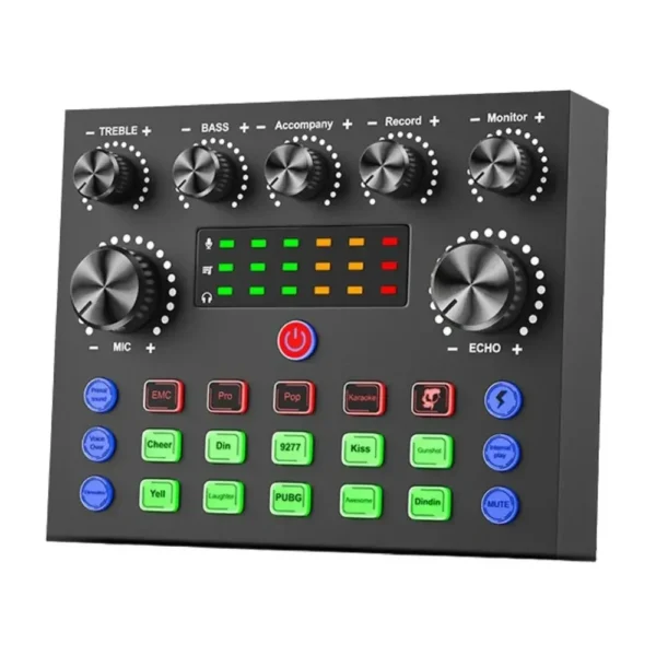 consola-de-sonido-streaming-podcast-xy-v8s-bluetooth Consola de Sonido XY-V8S con Mezclador Dual y Bluetooth