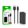 bateria-mando-xbox-1200mah-cable-trenzado-3m Batería Recargable Dobe 1200mAh para Mandos Xbox Series S/X + Cable Trenzado 3m