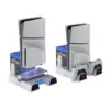 estacion-carga-dualsense-almacenamiento-juegos-ps5 Soporte Vertical Multifuncional Dobe TP5-3532D para PS5 Fat / Slim / Pro - Base con Cooler y Carga Dual