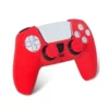 funda-antideslizante-ps5-dobe-tp5-0559-rojo-textura Funda de Silicona Antideslizante Dobe TP5-0559 para Mando PS5 DualSense + Grips