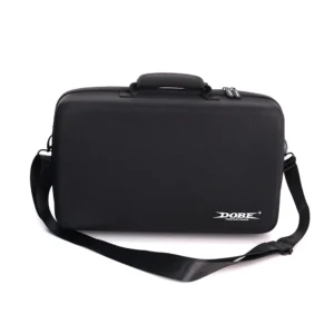 maletin-viajero-ps5-dobe-tp5-5511-negro-frontal Maletín Viajero Dobe TP5-5511 para PS5 Pro / Slim | Estuche Rígido EVA Impermeable
