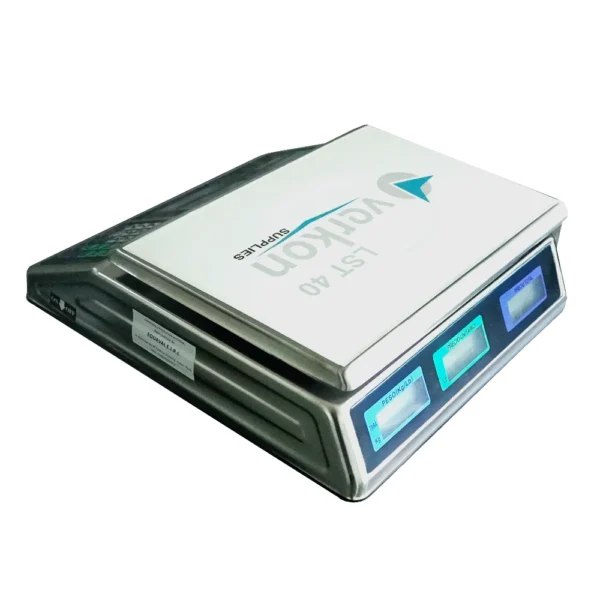 balanza-comercial-verkon-40kg-pantalla-lcd-backlight Balanza Bodeguera Digital Verkon LST40 de 40kg - Precisión 2g Plateado
