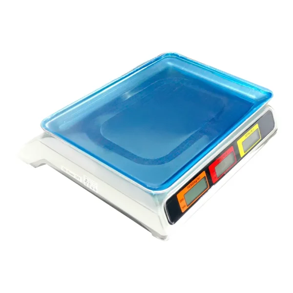 balanza-henkel-bc40g-plataforma-acero-inoxidable Balanza Bodeguera Digital Henkel BC40G de 40kg - Precisión 2g Blanco