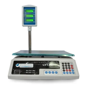 Balanza Digital Verkon LVT30N de 30kg Comercial - Precisión de 5g Blanco