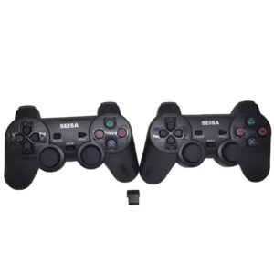 gamepad-doble-inalambrico-seisa-njp503-pc-ps3 Mando Joystick PC Inalámbrico Doble 2 En 1 Vibración Gamepad Seisa NJP503