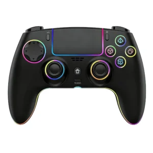 joystick-seisa-sj4015b-rgb-multiplataforma Joystick Gamepad RGB para Nintendo Switch, PC, PS3, PS4, Android e iOS