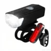 luces-seguridad-ciclismo-urbano-cygm-2218 Juego de Luces LED para Bicicleta Delantera y Trasera Recargable