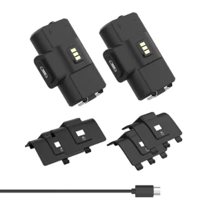 kit-2-baterias-recargables-xbox-series-snd2029-negro Kit de 2 Baterías Recargables SND-2029 para Mando Xbox One y Series X/S