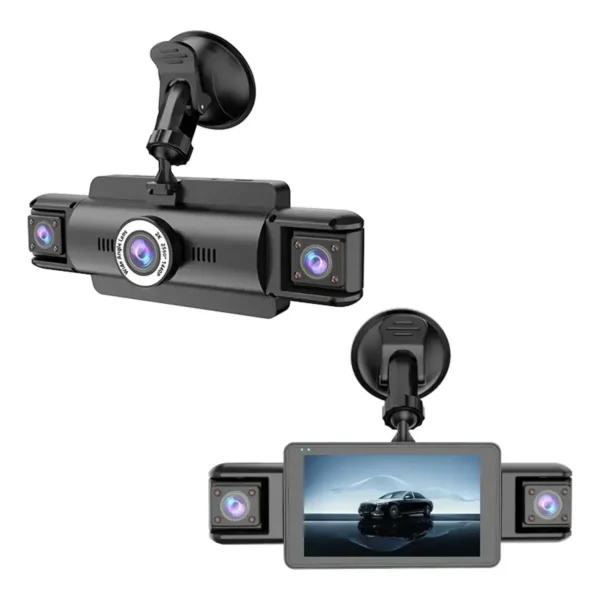 Kit de Cámara para Auto Dashcam 4 Lentes 2K WiFi CD-Y18 - Negro
