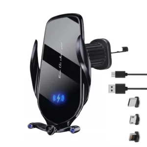 Cargador Inalámbrico para Auto 15W WH-FJ22 con Sensor Automático - Negro