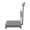Balanza Electrónica Industrial Valtox 600 Kg - Precisión 100g con Ruedas LP600SPR Plateado