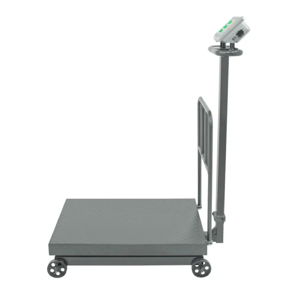 Balanza Electrónica Industrial Valtox 600 Kg - Precisión 100g con Ruedas LP600SPR Plateado