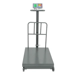Balanza Electrónica Industrial Valtox 600 Kg - Precisión 100g con Ruedas LP600SPR Plateado