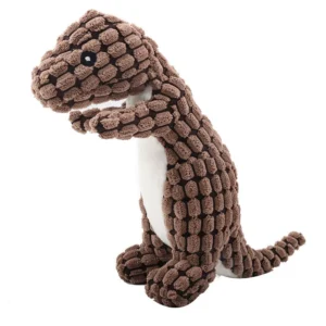 Juguete de Peluche Interactivo con Forma de Dinosaurio para Mascotas