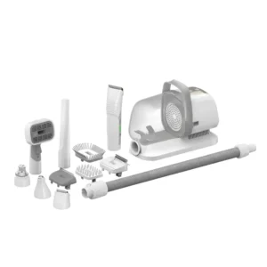 Kit de Aseo para Mascotas y Cortadora de Pelo con Aspiradora Kemei KM-CW2097